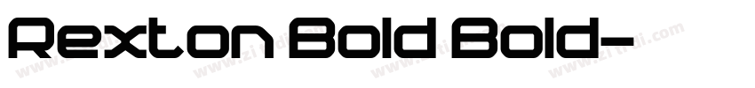 Rexton Bold Bold字体转换 Rexton Bold Bold字体转换